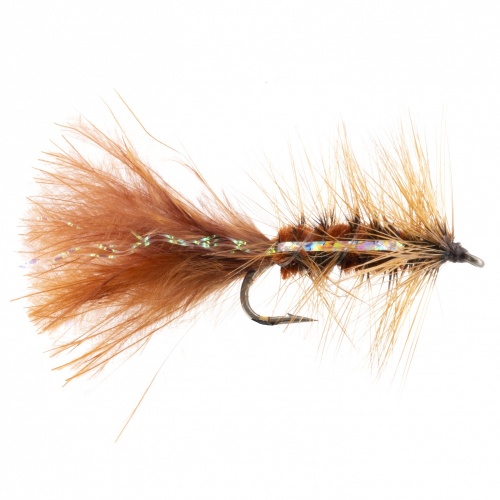 The Essential Fly Brown Woolly Bugger Fishing Fly